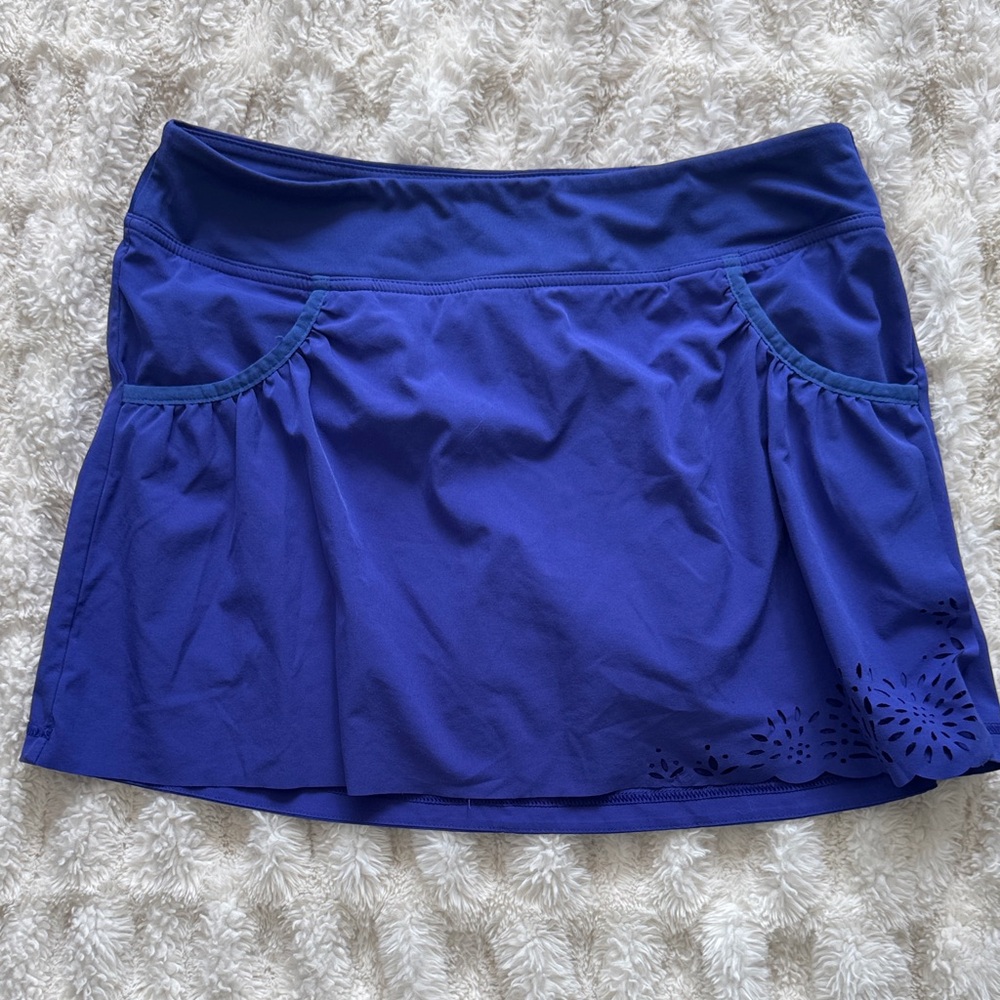 Athleta Mini Skirt in Deep Royal Blue
